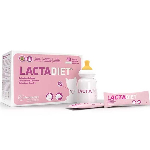 [PA_LDTG01] LACTADIET Gatos con Calostro. 40x7.5 GR (300GR)
