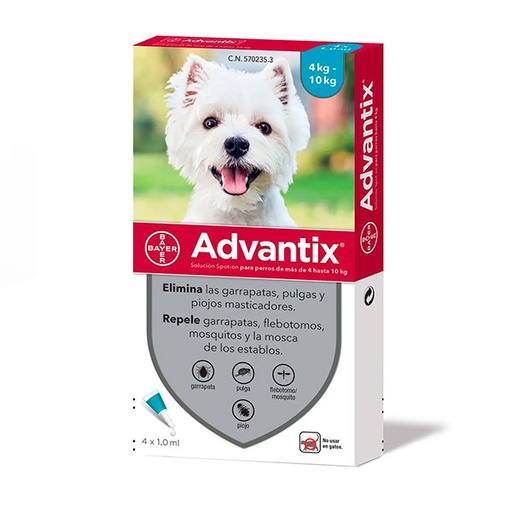 [85951688] ADVANTIX (4P) 1.0ML 4-10KG