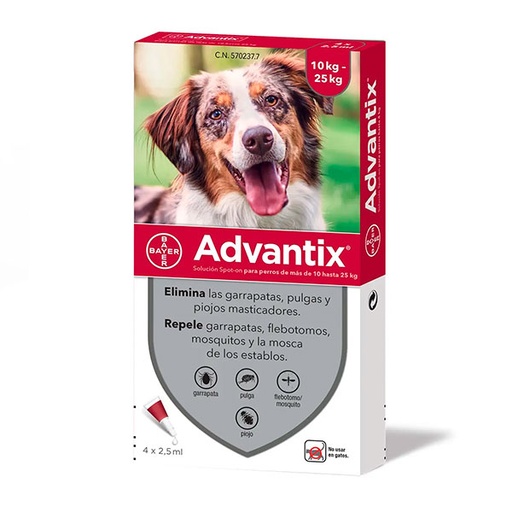 [85951777] ADVANTIX (4P) 2.5ML 10-25KG