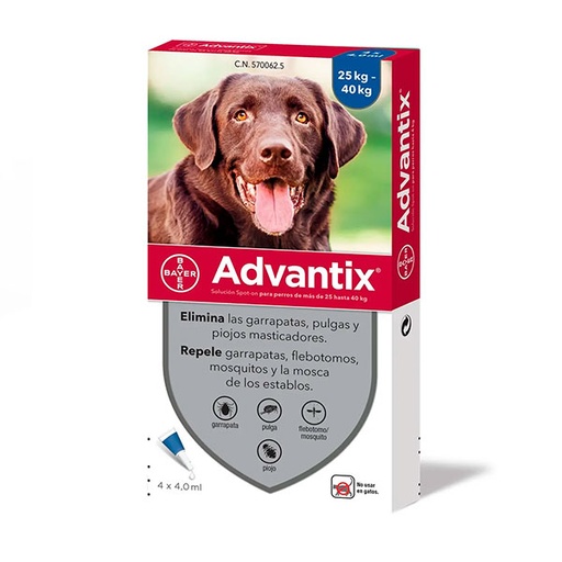 [85951823] ADVANTIX (4P) 4.0ML >25KG