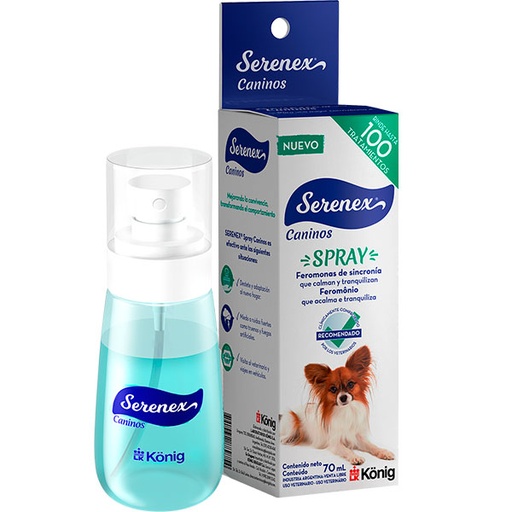 [C-1062] Serenex Spray 70ml. Feromonas para Perros