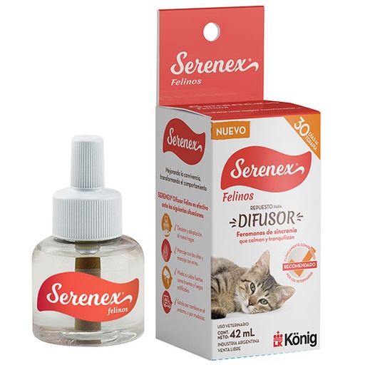 [C-1064] Serenex Recambio. Feromonas para Gatos