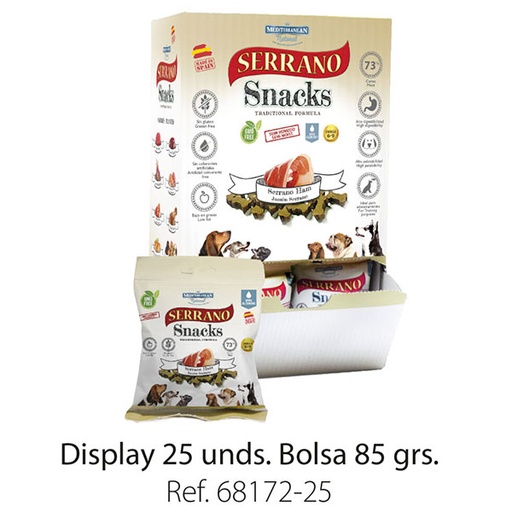 [68172-25] SERRANO SNACK Jamón 25x85gr