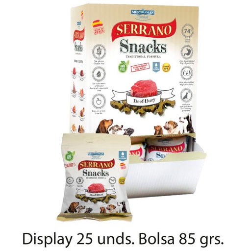 [68171-25] SERRANO SNACK Buey 25x85gr