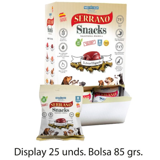[68178-25] SERRANO SNACK Hígado 25x100G