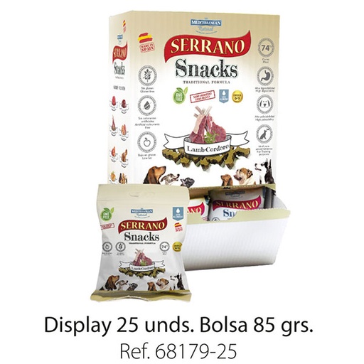 [68179-25] SERRANO SNACK Cordero 25x100G