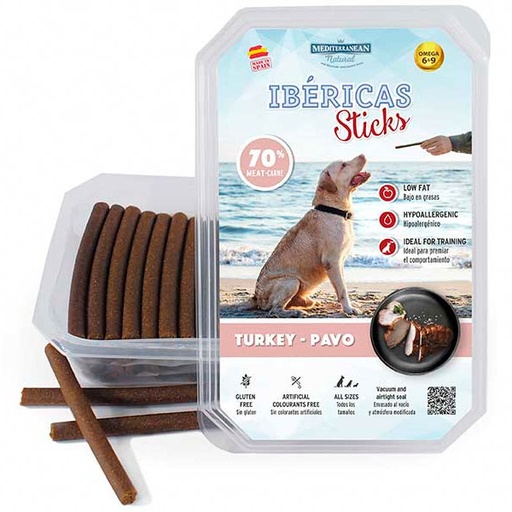 [68072-9] IBERICAS STICKS PAVO 70U 800GR