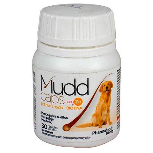 [N-1020] Mudd caps 30cp. Para la muda. Con Zn, Biotina
