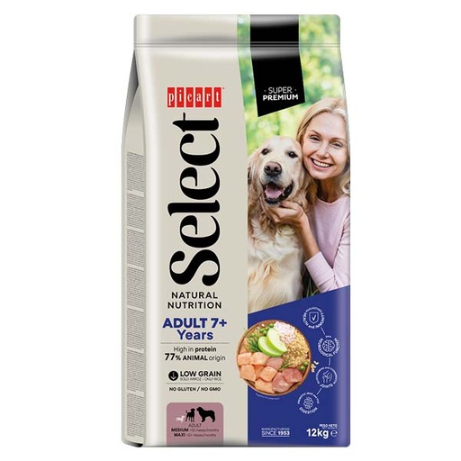 [01023312] SELECT ADULT 7+ Pollo y Arroz 12KG
