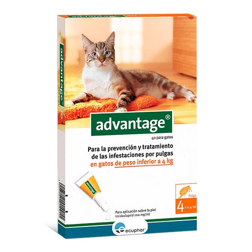 [EC403233] ADVANTAGE 40 GATO 4x0,4ml