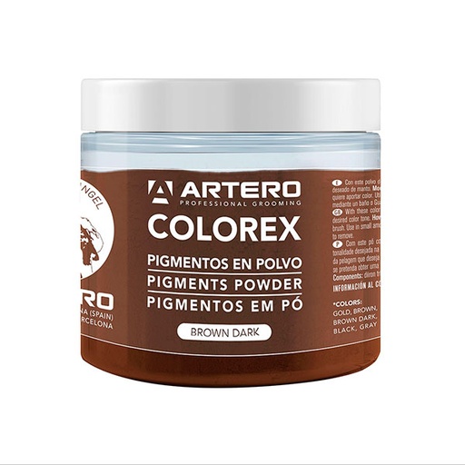 [H315] ARTERO COLOREX  POLVO MARRON OSCURO 75 Gr.