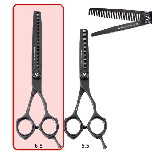 [T70565] ARTERO TIJERAS BLACK INTENSE ESC. 6.5" 40D