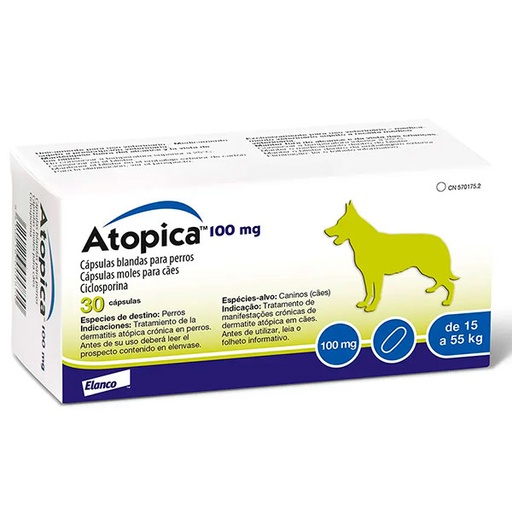 [CA490269VGL] ATOPICA 100MG CAJA 30 CAP