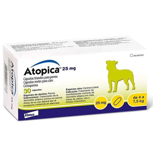 [CA491069VGL] ATOPICA 25 CAJA 30 CAP.