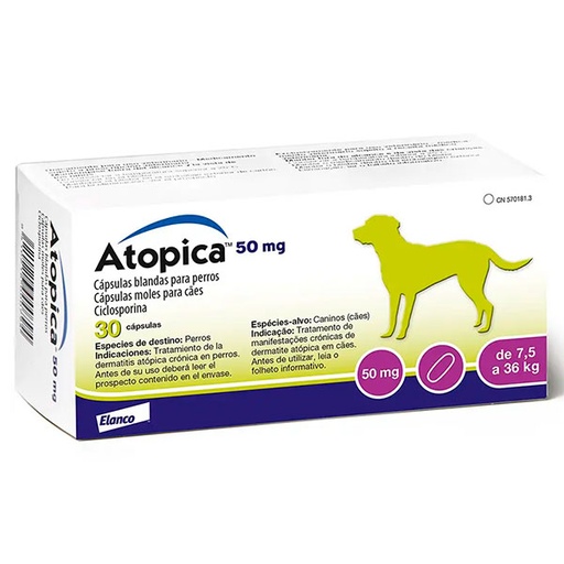 [CA490569VGL] ATOPICA 50 CAJA 30 CAP.