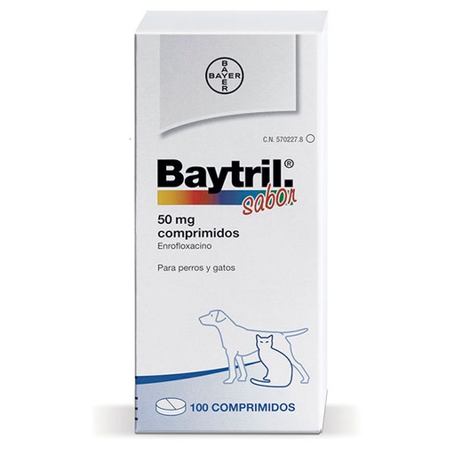 [BA127] BAYTRIL SABOR 50MG 100 COMP