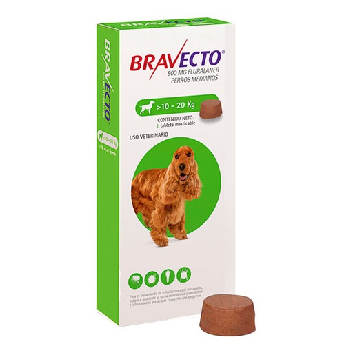 [138387] BRAVECTO 500MG 10-20 KG