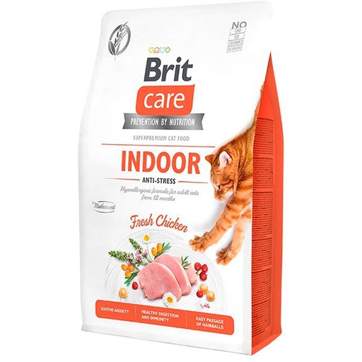 [BR0286] Brit CARE Cat GF Indoor Anti-stress 400gr