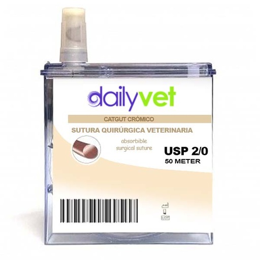 [UV400100] CASSETE CATGUT 2/0 50M