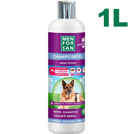 [5418MFP030333] CHAMPU ANTIINSECTOS CON MARGOSA 1L (Perro)