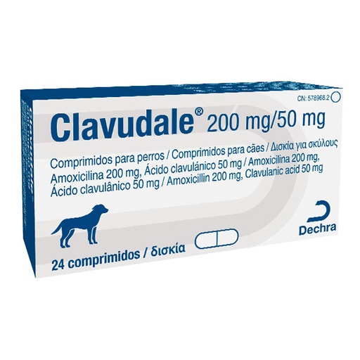 [D032242] CLAVUDALE 200mg 50mg 24 COMP