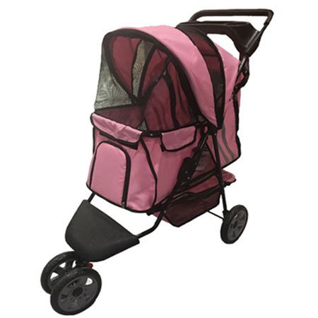 [14702] COCHECITO MODELO 1 ROSA 94x50x96cm