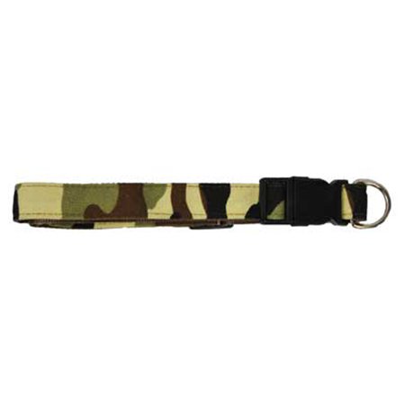 [01247981] COLLAR NYLON DISEÑO CAMUFLAJE 15mm ( 25 - 40cm )