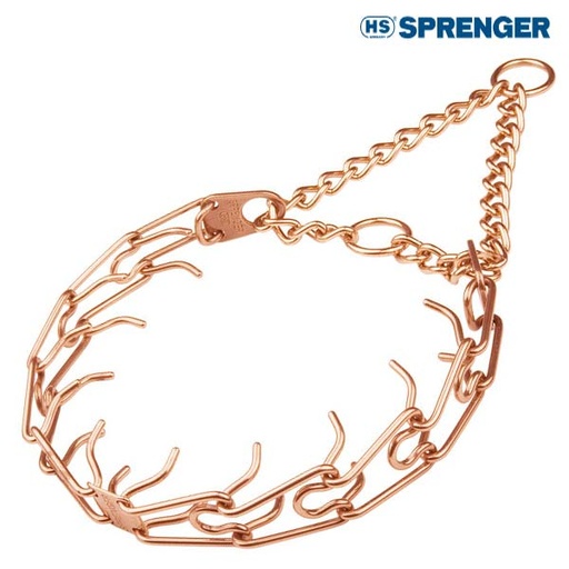 [16114] SPRENGER COLLAR CASTIGO 58CMx3,25mm DORADO