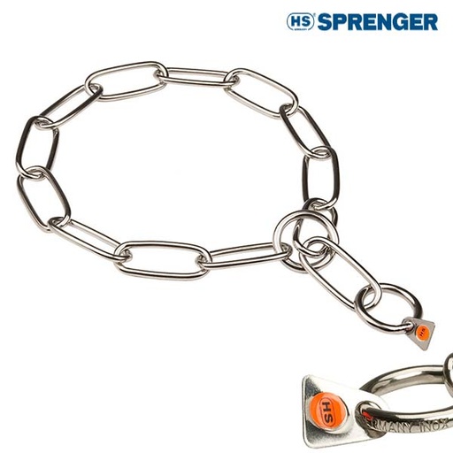 [16134] COLLAR ESLABON ALARGADO 76CM INOX SPRENGER
