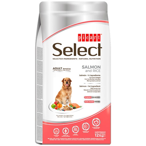 [01023112] SELECT ADULT SENSITIVE Salmon y arroz 12KG