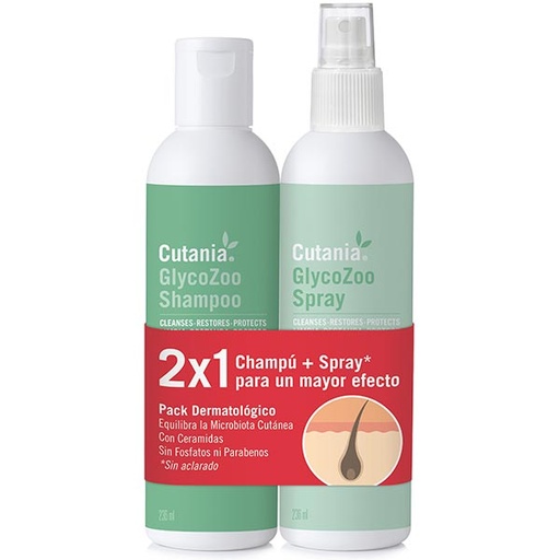 [VN-1127] CUTANIA GlycoZoo Pack 236 ml - Champú
