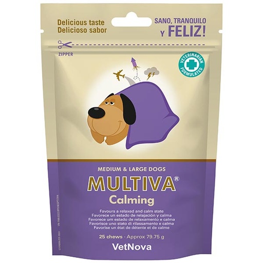 [VN-1198] MULTIVA Calming Medium and Large Dog  25 Chews