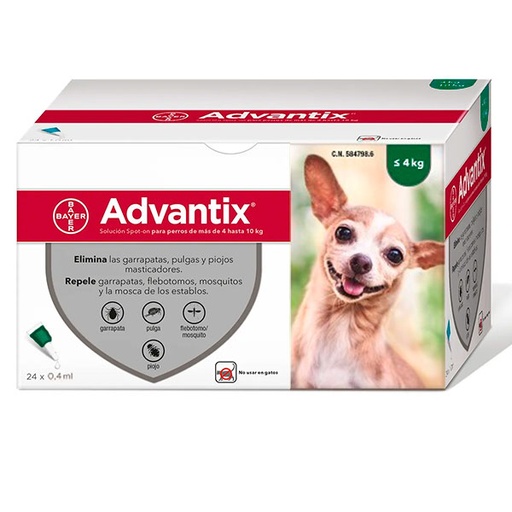 [85951645] ADVANTIX (24P) 0.4ML <4KG