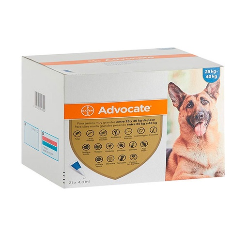 [BA273] ADVOCATE PERRO 4 ML 25-40 21 PIP