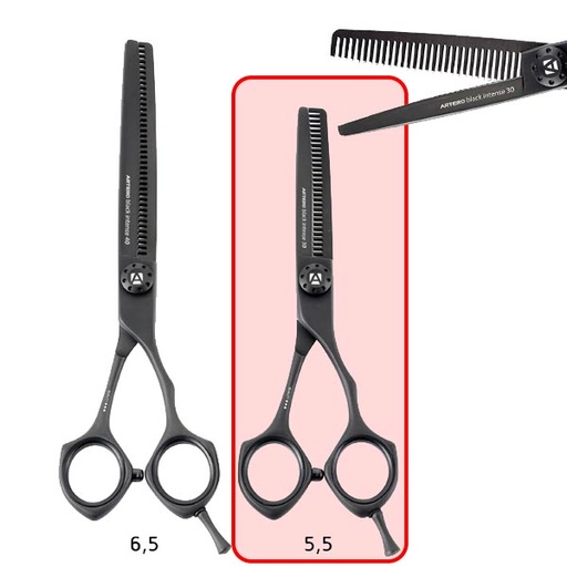 [T70555] _ARTERO TIJERAS BLACK INTENSE ESCULPIR 5.5'' 30D