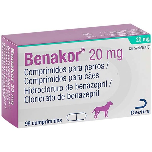 [D5325] BENAKOR 20mg  98 comprimidos