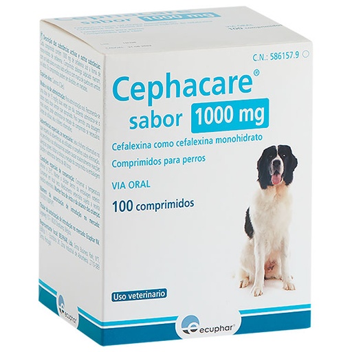 [ECSE506247] CEPHACARE 1000 MG 100 COMP (ECUPHAR)