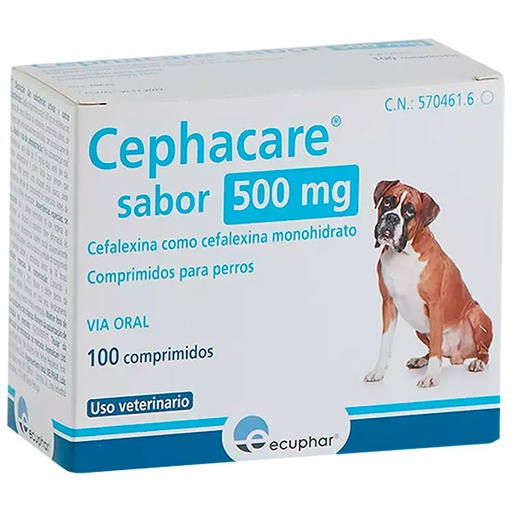 [ECSE506246] CEPHACARE 500 MG 100 COMP (ECUPHAR)