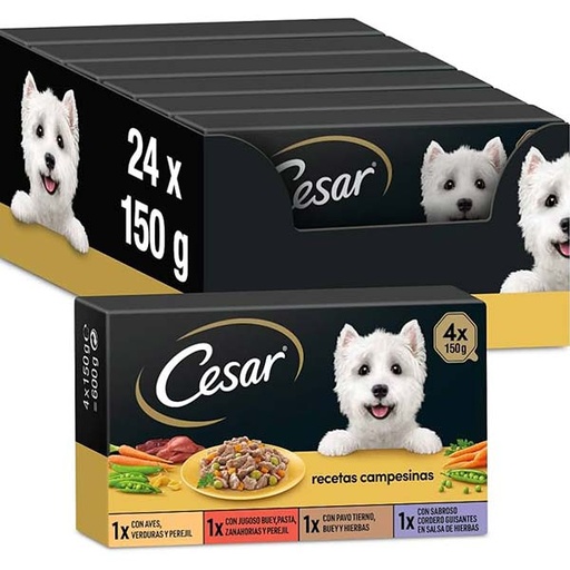 [286705] CESAR MULTIPACK RECETA CAMPESINA 6x(4x150gr)