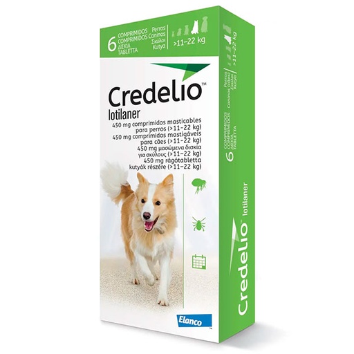 [EV0224] CREDELIO 450MG 11-22KG 6COMP