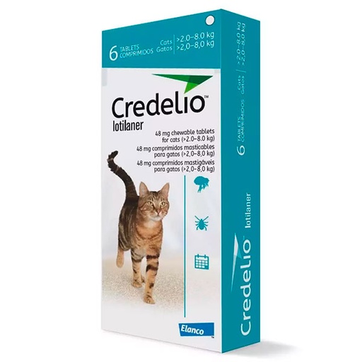 [EV0227] CREDELIO GATO 48MG 2-8KG 6COMP