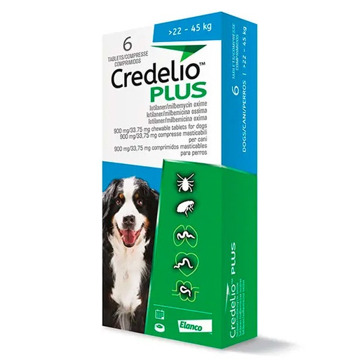[CA5475006GL] CREDELIO PLUS 900MG 22-45KG 6 COMP