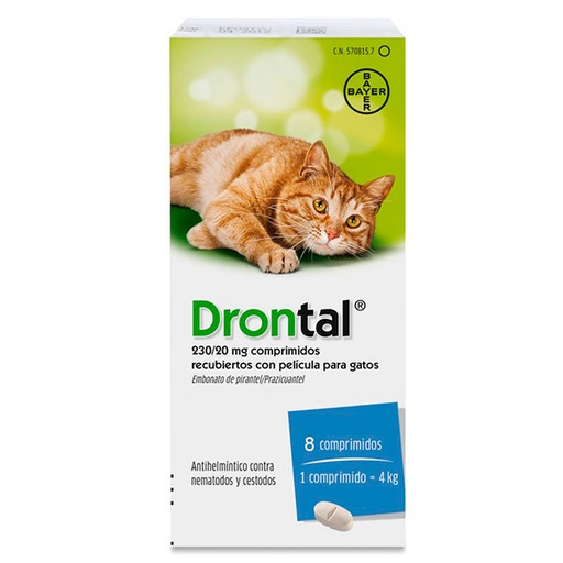 [BA140] #DRONTAL GATO 8 COMP.