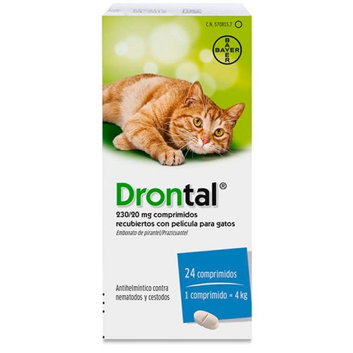 [460711] DRONTAL GATO ELIPSOIDE 24 comp