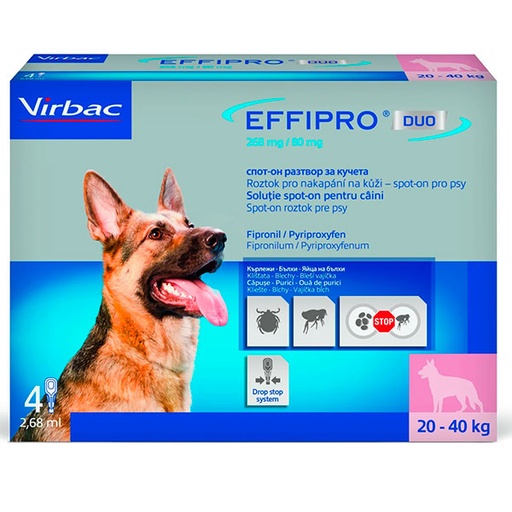[VN100469] EFFIPRO DUO (4p) 20-40kg