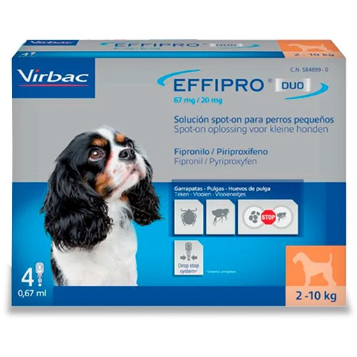 [VN100466] EFFIPRO DUO (4p) 4-10kg