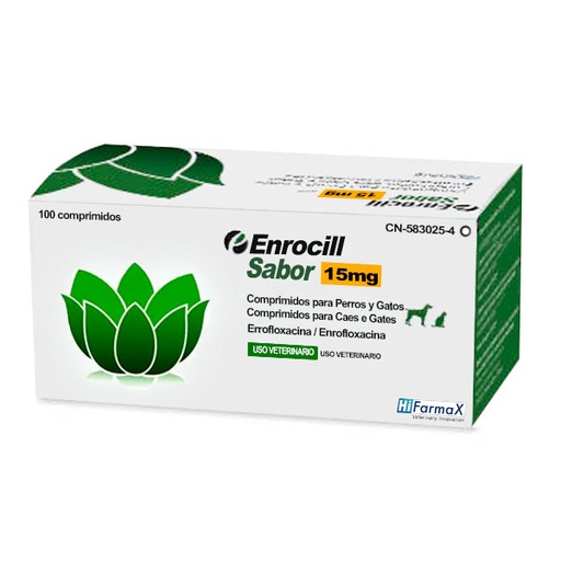 [HI0080] ENROCILL 15MG - 100 COMP