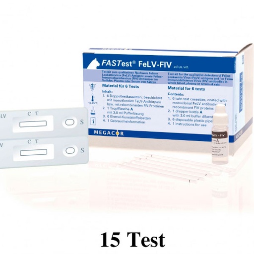 [HI7615] FASTest Fiv-FeLV 15t