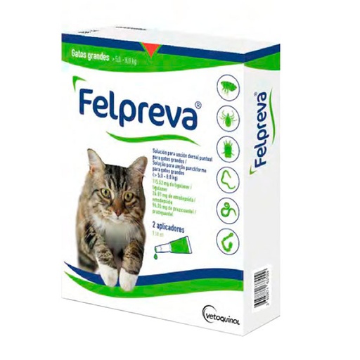 [463700] FELPREVA Gatos grandes 5-8kg (2pip)
