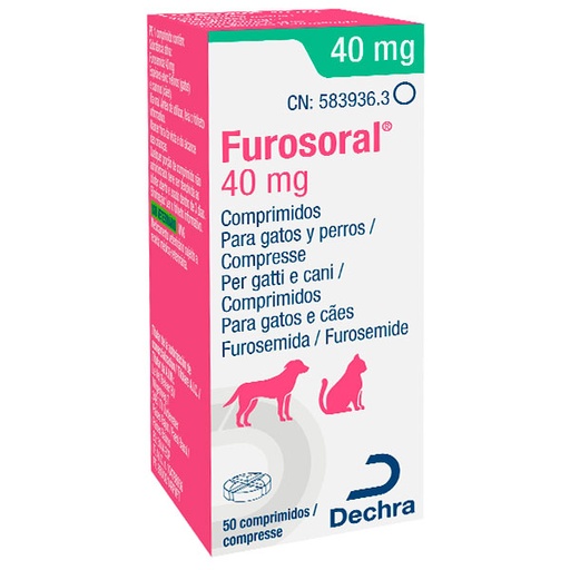 [D33823] FUROSORAL 40MG 50COMP